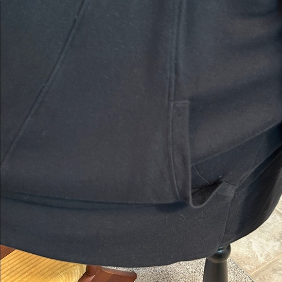 Athleta Black Open Front Cardigan sz Large with pockets and thumb holes. - Picture 4 of 7